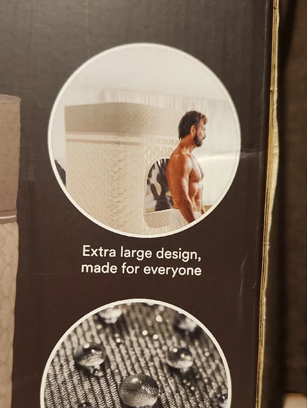 Homedics Beige Quilted Portable Steam Sauna